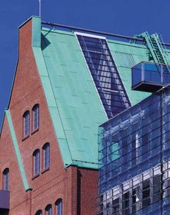 Copper for roofs and facades