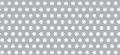 Round holes in staggered pitch