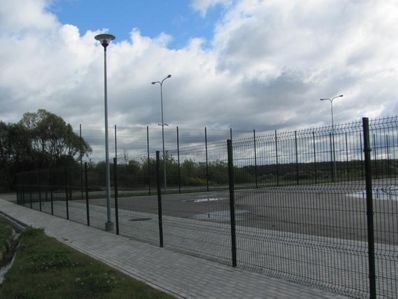 Stadionų, sporto aikštelių, teniso kortų aptvėrimai